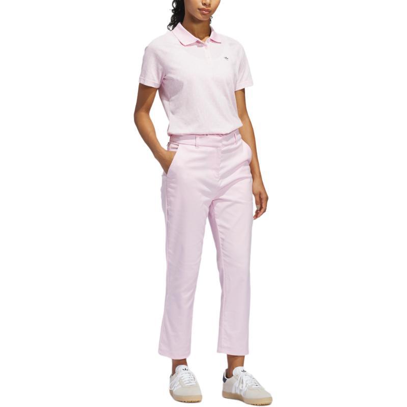 Adidas Originals Solid Color Nine-Point Golf Casual Pants Women bottoms JY9948