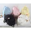 Schoolbag new middle school and college students backpack cartoon printed bow schoolbag girls schoolbag travel backpack