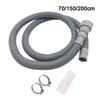 1.5/2/3/4M PVC Washing Machine Dishwasher Drain Waste Hose Extension Pipe With Bracket Set Wash Machine Ablaufschlauch #W0