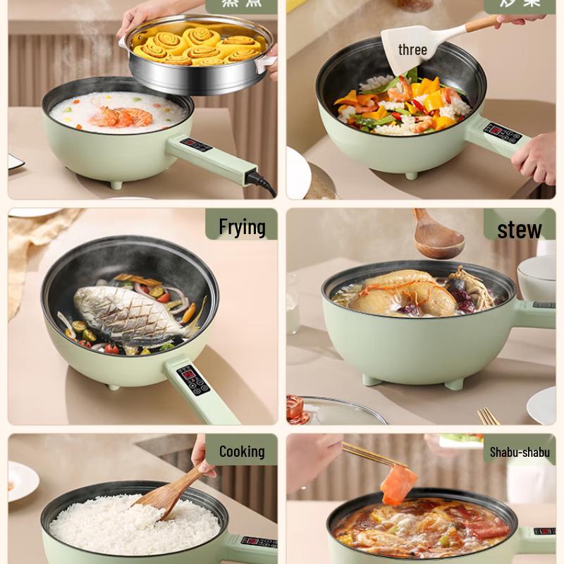 SanJiaoLong Multi-function Electric Hot Pot with Steamer