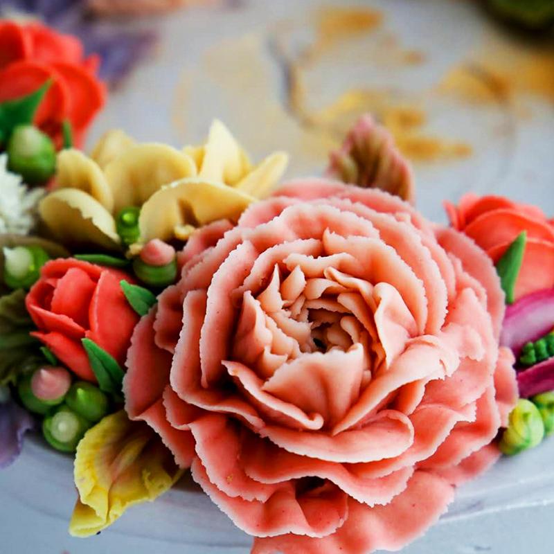 2pcs Rose Leaf Large Icing Piping Nozzles Russian Nozzles Pastry Tips Cake Decorating Tools Cream Fondant Pastry Nozzles # 123