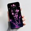 Printed Phone Case For Nokia 110 4G 2024/HMD 110 4G/Nokia 125 4G 2024 Soft Silicone Black Shell Cover Cute Flower Cartoon Casing