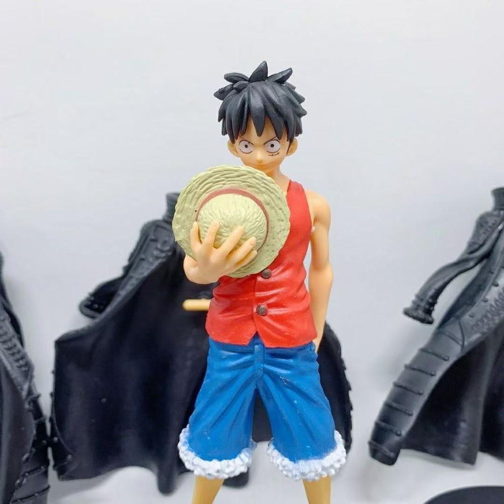 Anime One Piece Kimono Straw Hat Monkey D Luffy Standing Figure Model Doll Toys Collection Gifts