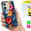 Etui Do Oppo A5 Pro Obudowa Foto Case Plecki Grafika Kwiaty + Szkło 9H