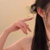 Glitter Butterfly Filigree Hair Stick Buyao for Girls Ancient Chinese Hairpin Traditional Hanbiuk Decorative Cosplay