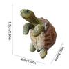 Turtle Statue Climbing Turtle Figurine Plant Decorations Resin Sculpture Tortoise Statue Miniatures Outdoor Statue
