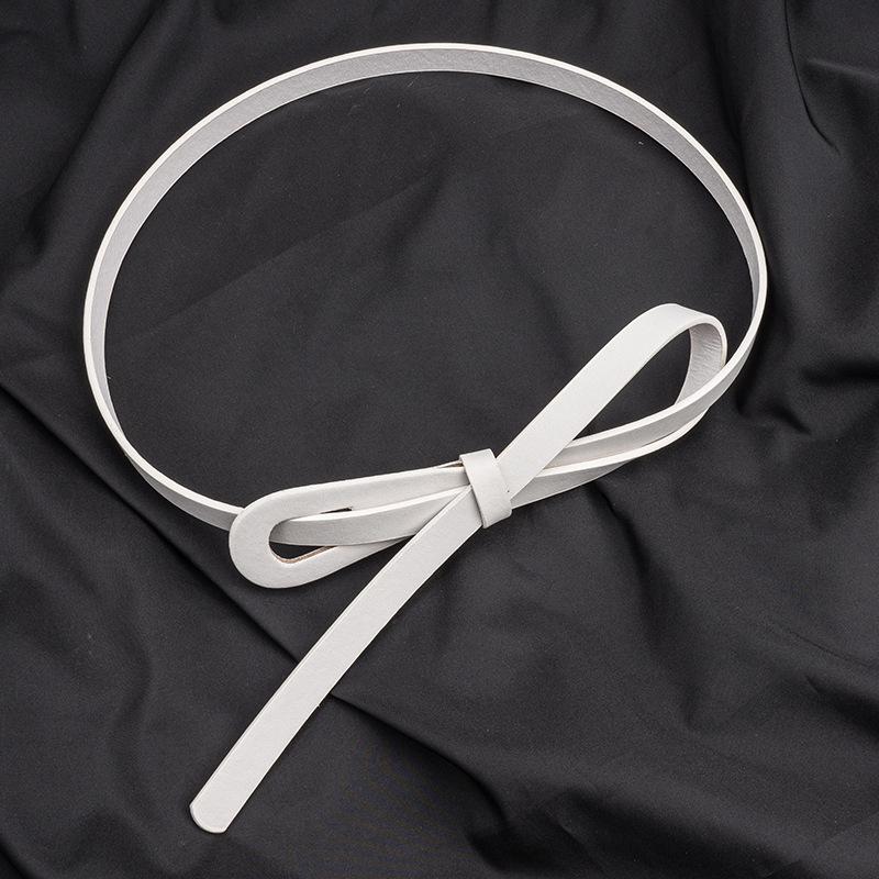 Retro Buckle Elastic Leather Waist Belt for Women