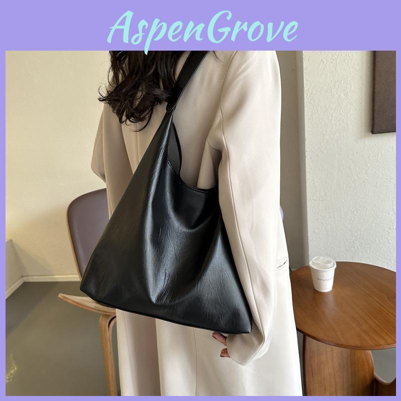 Stylish Pu Tote Bag For Women In Black And Brown Perfect For Casual Commuting