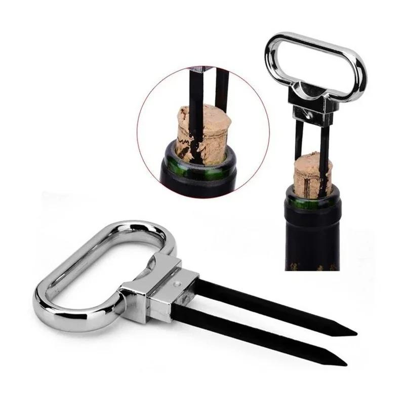 Portable Wine Bottle Opener Pumps Cork Waiters Corkscrew Out Handheld Labor Saving Cork Puller Foil Cutter Accessories