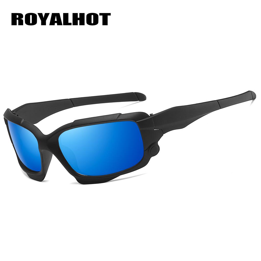 Royalhot Unisex Polarisierte Sportsonnenbrille mit Etui Vintage Sonnenbrille Retro Brille Shades,UV400