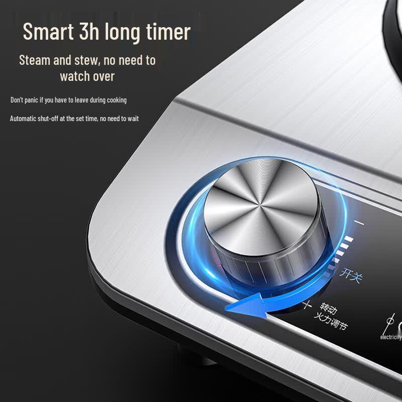 YuYang 3500W Concave Induction Cooker with Soup Pot CN plug (adapter included)