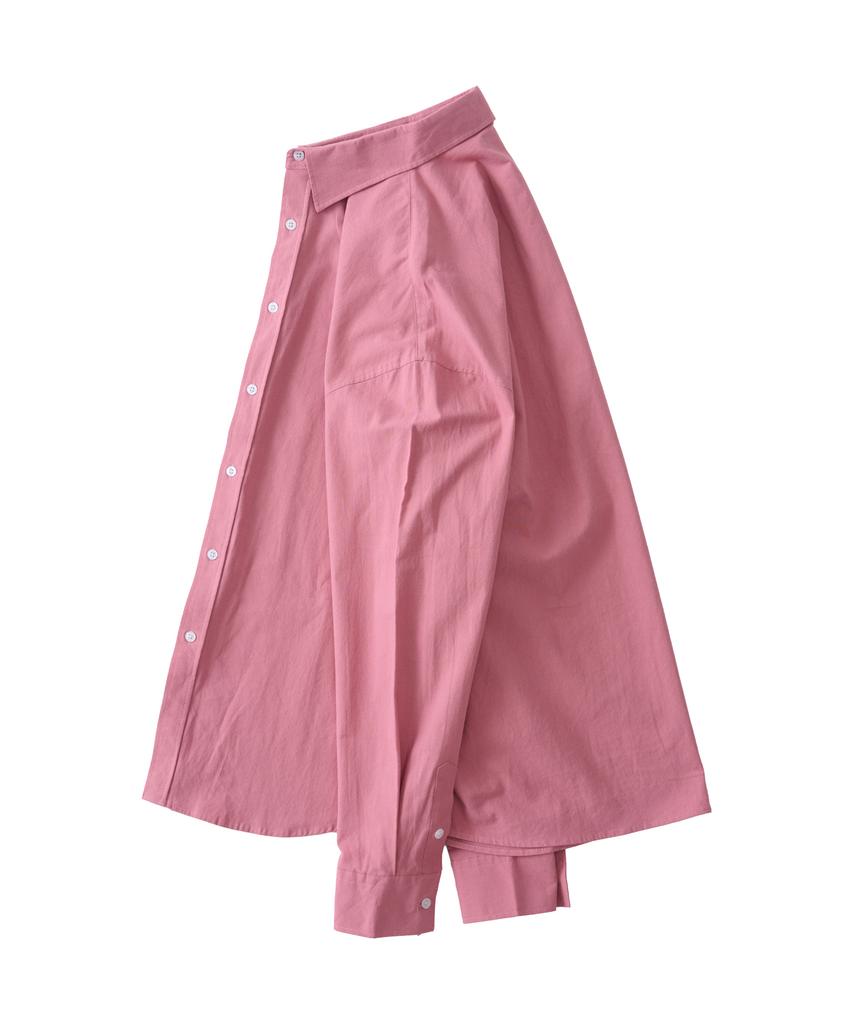 ANALOG MOOD Cotton Breeze Linen Shirt (Pink)