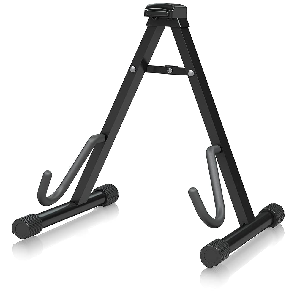 Behringer Kytarový stojan pro elektrickou kytaru Robustní design ČERNÁ, lehký, skládací, GB3002-E