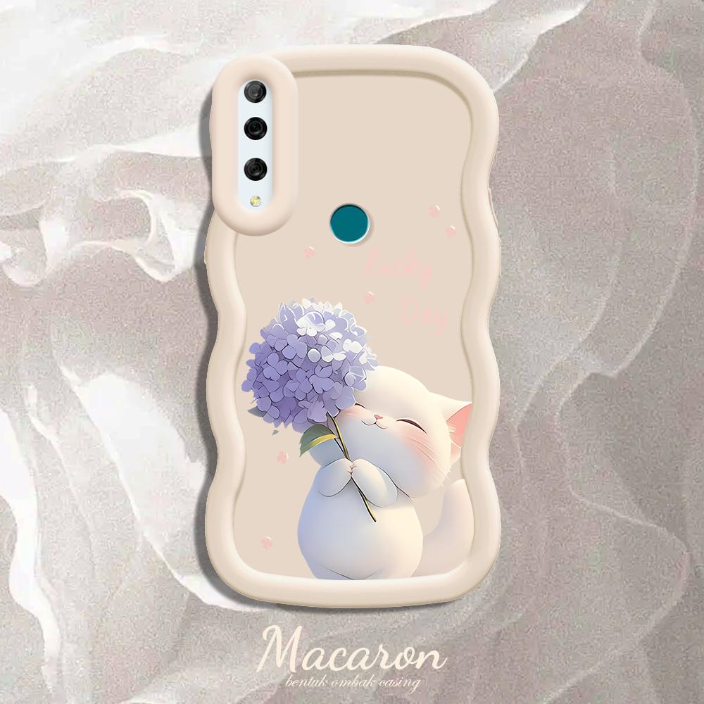 

Окрашенный узор Big Wave Edge Мягкий силиконовый материал Macaron чехол для телефона противоударный защитный резиновый чехол для iPhone Huawei Honor Infinix Tecno Tecno Spark 6 Go белый