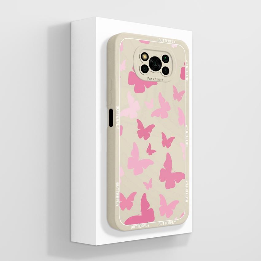 Phone Case For Xiaomi Poco X3 X5 X6 X7 C40 C50 C51 C55 C71 C75 Cute Cat Soft Covers Lens Protection Liquid Silicone Anti Slip Shell For Xiaomi Housing