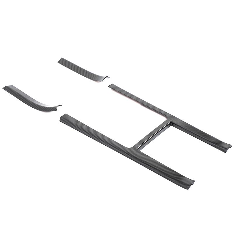 ABS Carbon Fiber For Land Rover Range Rover Velar 2024-2025 Car Center Console Decoration Frame Trim Car Accessories Carbon Fiber