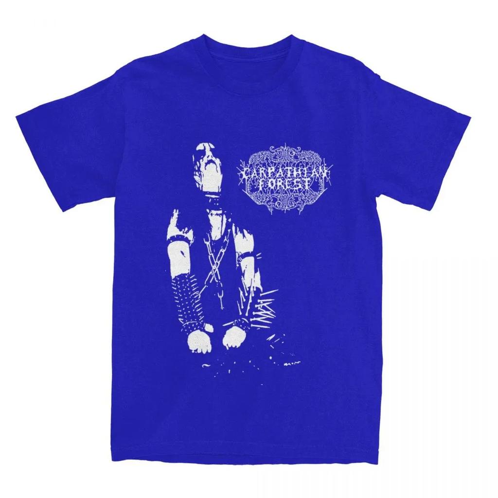 Men Women's Shirts Carpathian Forest Black Metal Band Merchandise Vintage Cotton Short Sleeve We're Going to Hell for ThisShirts
