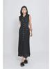 2025 Summer French Chic Sleeveless Knitted Midi Dress