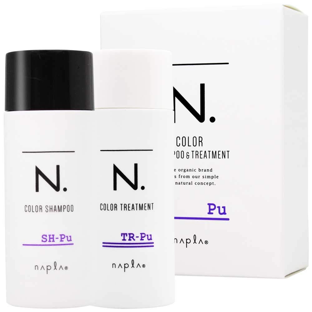 

Напла Цвет Шампунь Кондиционер Пурпурный Пробный Набор 40г Н. & (40 мл & каждый) белый