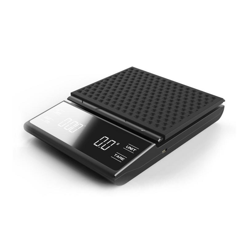 Portable Digital Electronic Coffee Scale Kitchen Scale With Clock High Accuracy Digital Kitchen Scale Househol