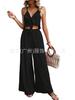1116 new spot European and American women's two-piece set, suspender, chest wrap, strap top, extended pants set
