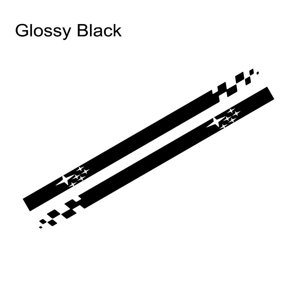 

2 шт./лот наклейка на юбку с боковыми полосами на дверь автомобиля для Subaru Impreza WRX STI GDB GVB 2018 2009 2008 2014 2002 2015 аксессуары Glossy Black