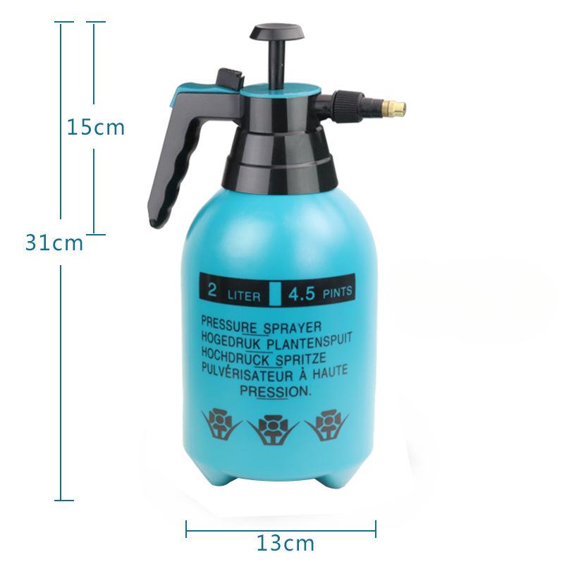 

Gardening Universal 2L Small Sprayer Household Watering Can Manual Air Pressure Flower Watering Can with Nozzle for Home Use 2L Blue