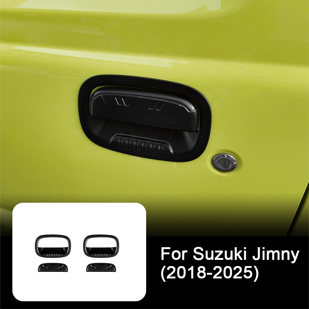 For Suzuki Jimny 3 Door 2018 2025 Exterior Door Handle Pocket Matte Black Universal Left Right Accessories