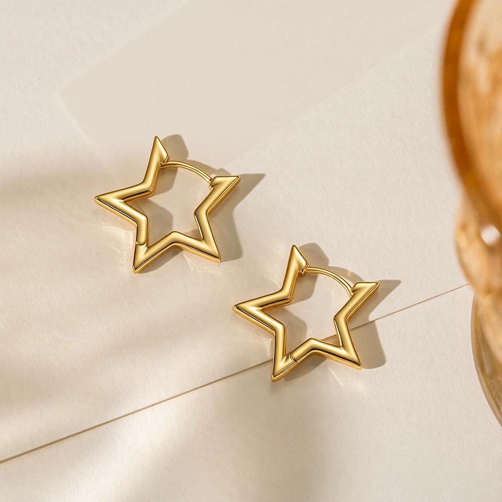 

Irregular Star Stud & Ear Cuffs: Chic Design Earrings for Fashionable Girls