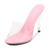 Fashion 2025 New 35-43 Sexy Super High Heels 11CM High Nightclub Transparent Sandals Sex Shoes Large Size Shoes