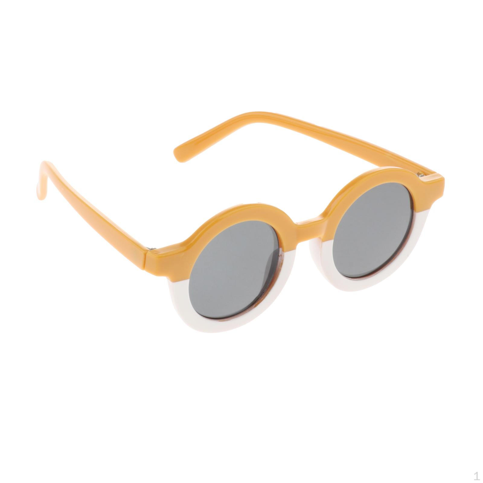 Round Animal Print Outdoor for Travel Yellow White