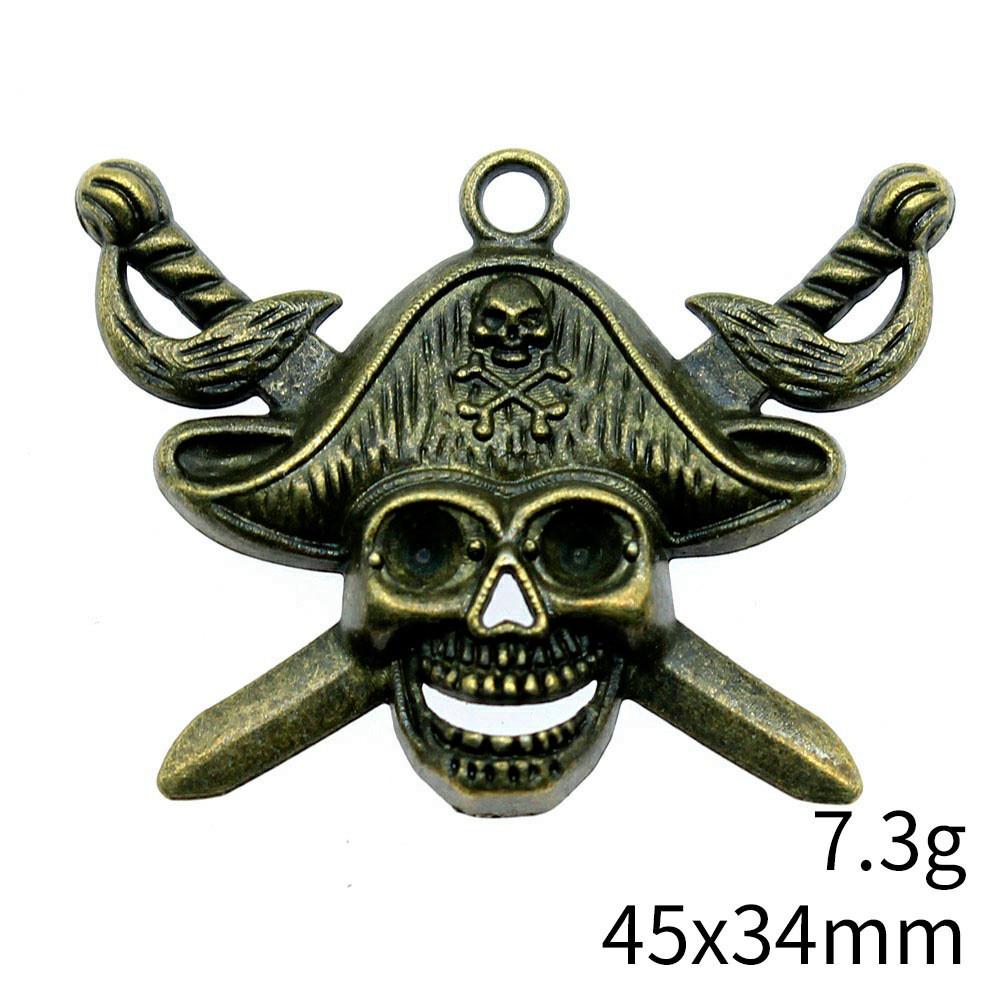 Father's Day Jewelry Creation Charms Skeleton Charms Pendant Art Supplies Man Pendant