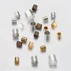 500pcs 1.5 2.0 2.5mm Tube Crimp End Beads Stopper Gold Copper Spacer Beads for Jewelry Making Findings DIY Supplies Necklace