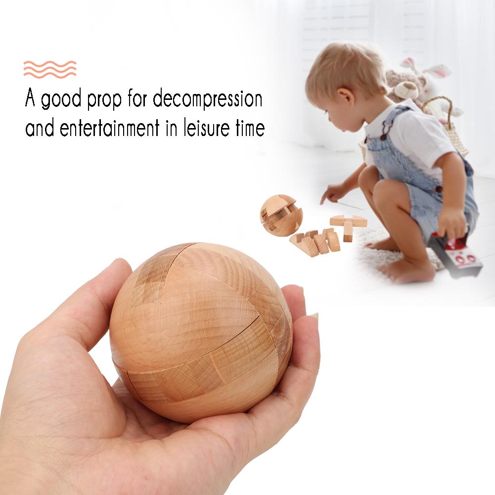 Tre Barn Intelligent Puslespill Låsekule Byggekloss Pedagogisk Leke