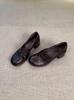 Retro All-Leather Loafers: First-Layer Cowhide, Chunky Heel, Round Toe, Deep Cut, Soft, Comfortable.