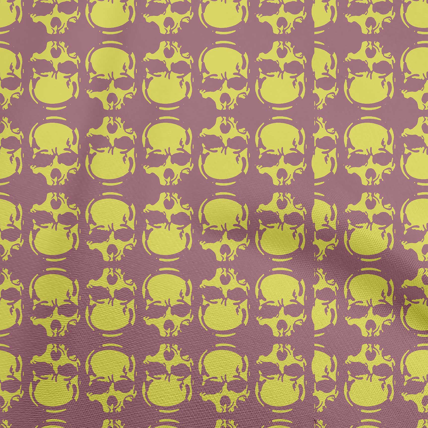 

oneOone Georgette Віскоза Чорна тканина Череп Квілтинг Тканина для шиття з принтом у дворі 42 дюйма 42 Inch Wide - Viscose Chiffon мальвовий