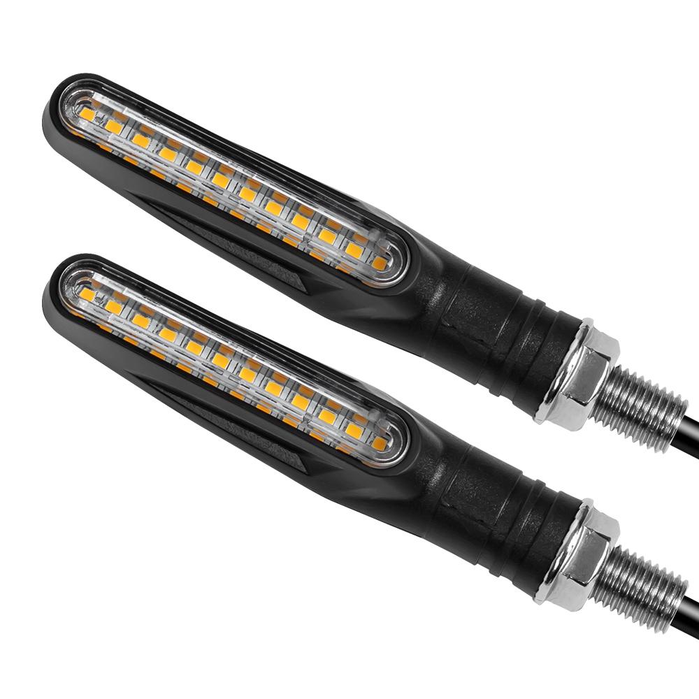 Motorcycle Turn Sequential Signals LED Blinker Flowing Water Flashing Lights Tail Stop Indicators Turn Signal