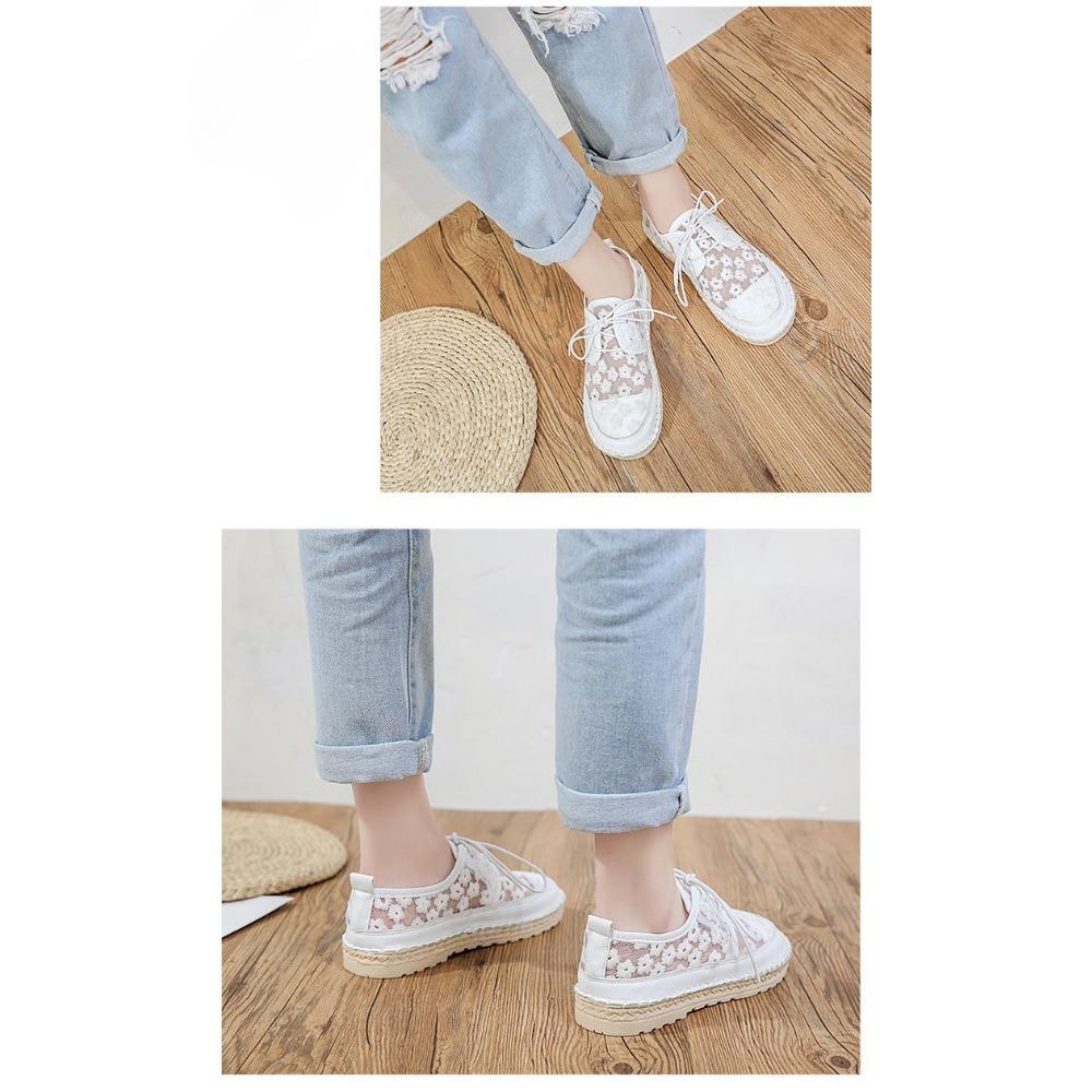 Летние сетчатые женские одиночные туфли с выемками Новые туфли Le Fu 40 абрикосовый — фото 8