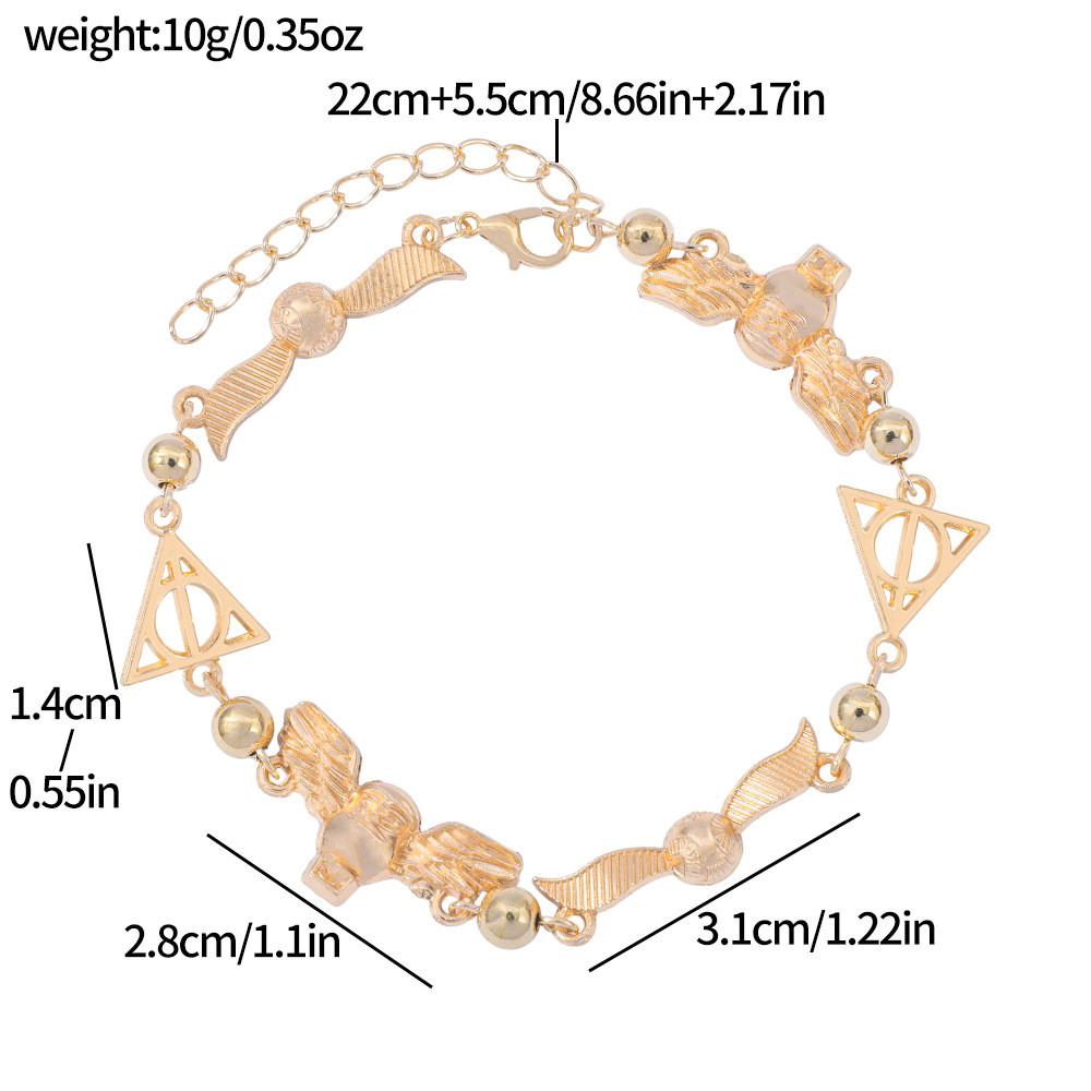 Harry Potter Bracelet Fashion Alloy Jewelry For Travel Gift For Men And Women