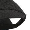 Women Sunshade Hat Half Empty Top Summer Sun Hat for Outdoor Hook and Loop Fastener Adjustment Black