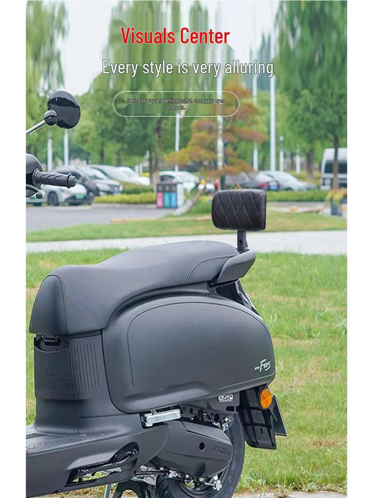Compatible Backrest with Integrated Bracket for Wuyang-Honda NW F125