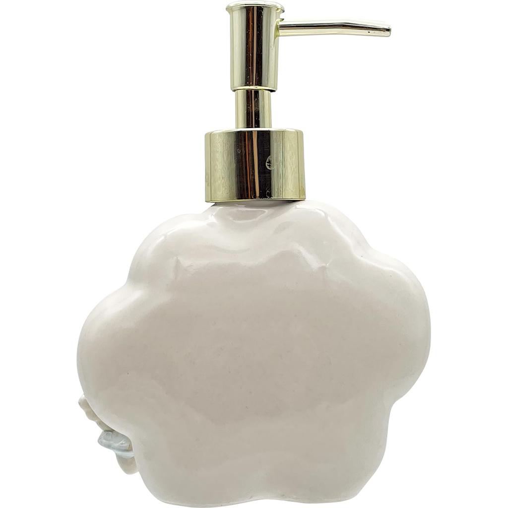 Sanrio "Angel Hello Kitty" Soap Dispenser, Approximately 8 x 8 x 15cm, Hand Soap Bottle, Sanitary, Hello Kitty Goods, Blue, SAN4652-1