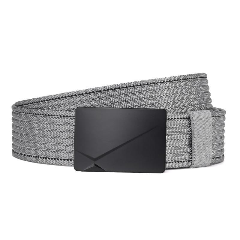 

Ремень с автоматической пряжкой для мужчин, тактический плетеный нейлоновый ремень для людей среднего и молодого возраста, трендовый ремень в корейском стиле, ремень 120cm