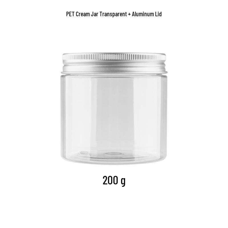 PET Transparent Wide-Mouth Cream Jar for Masks