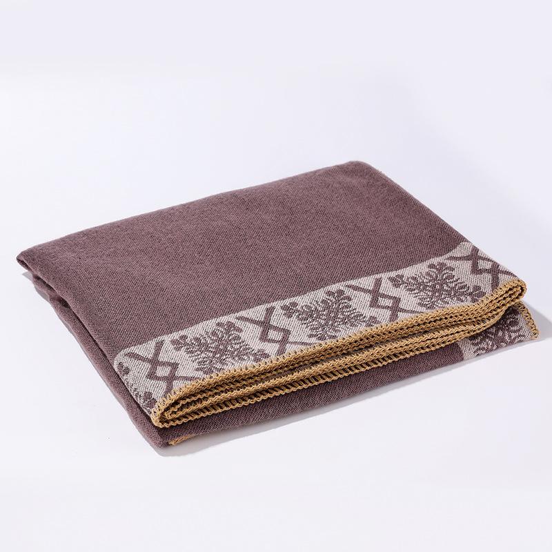 Winter Women'S Shawl Outer Decoration Solid Color Cape Scarf Thickened Cape To Keep Warm