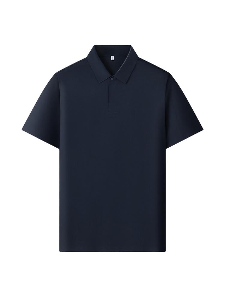 Pima Cotton Short Sleeve Polo with Cool-Touch Technology, Seamless Design, Unisex, Solid Color, High-End Workwear