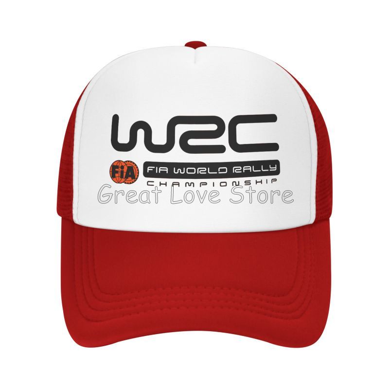WRC World Rally Championship Mesh Baseball Cap Outdoor Sports Rally Car Racing Snapback Hat Summer Breathable Sun Visor Caps