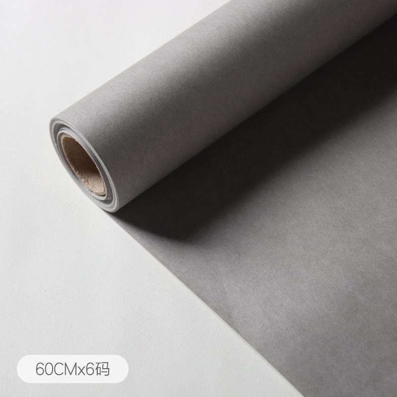 60cmx6yards/1rotolo Carta da Imballaggio Monocolore ad Alta Texture Pellicola Opaca Carta da Regalo per Bouquet di Fiori Bobina Carta da Imballaggio Fai da Te