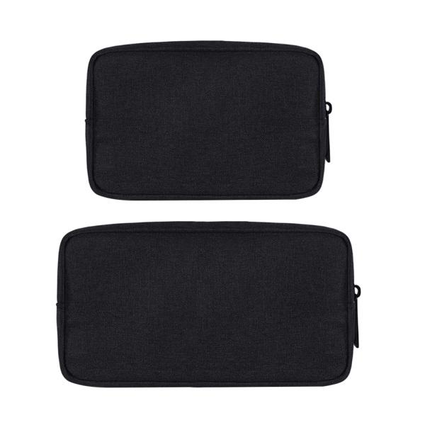2 pcs Digital Accessories Electronics Small Travel Protection Pouch for Charger USB Cable