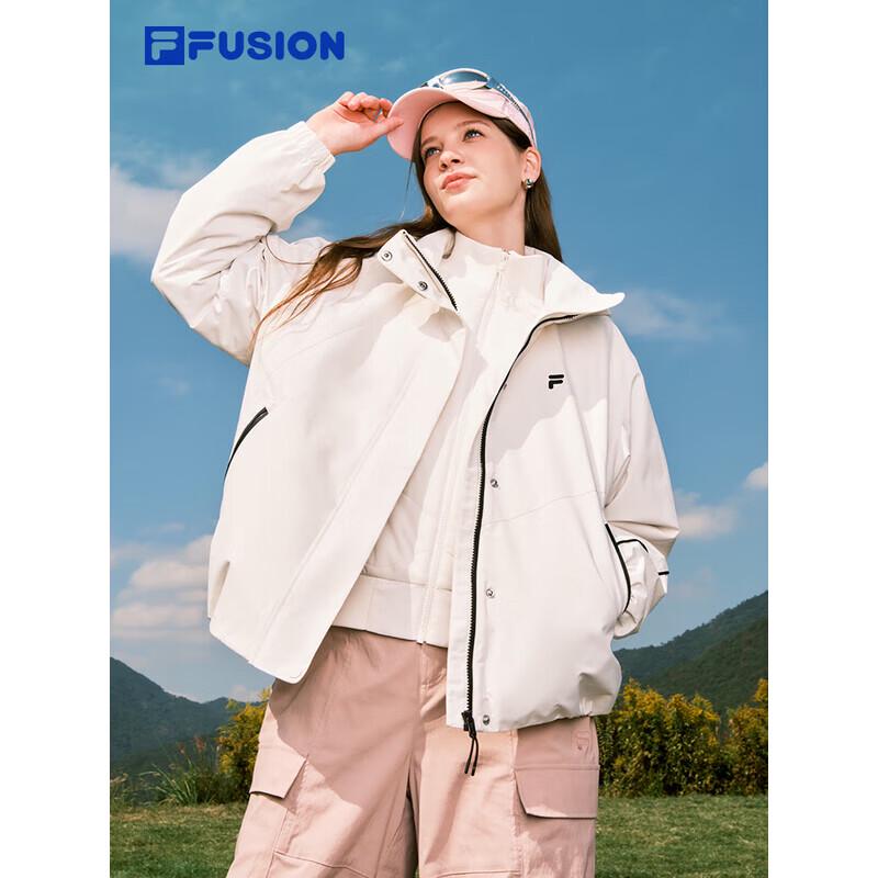

FILA FUSION Women s Hooded Padded Jacket Two-Piece Set L